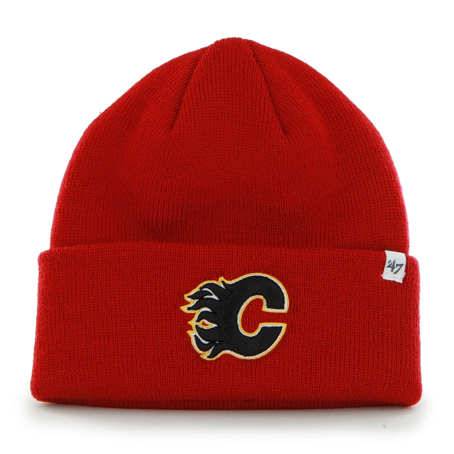 47 Brand Raised Cuff Knit Toque - Calgary Flames