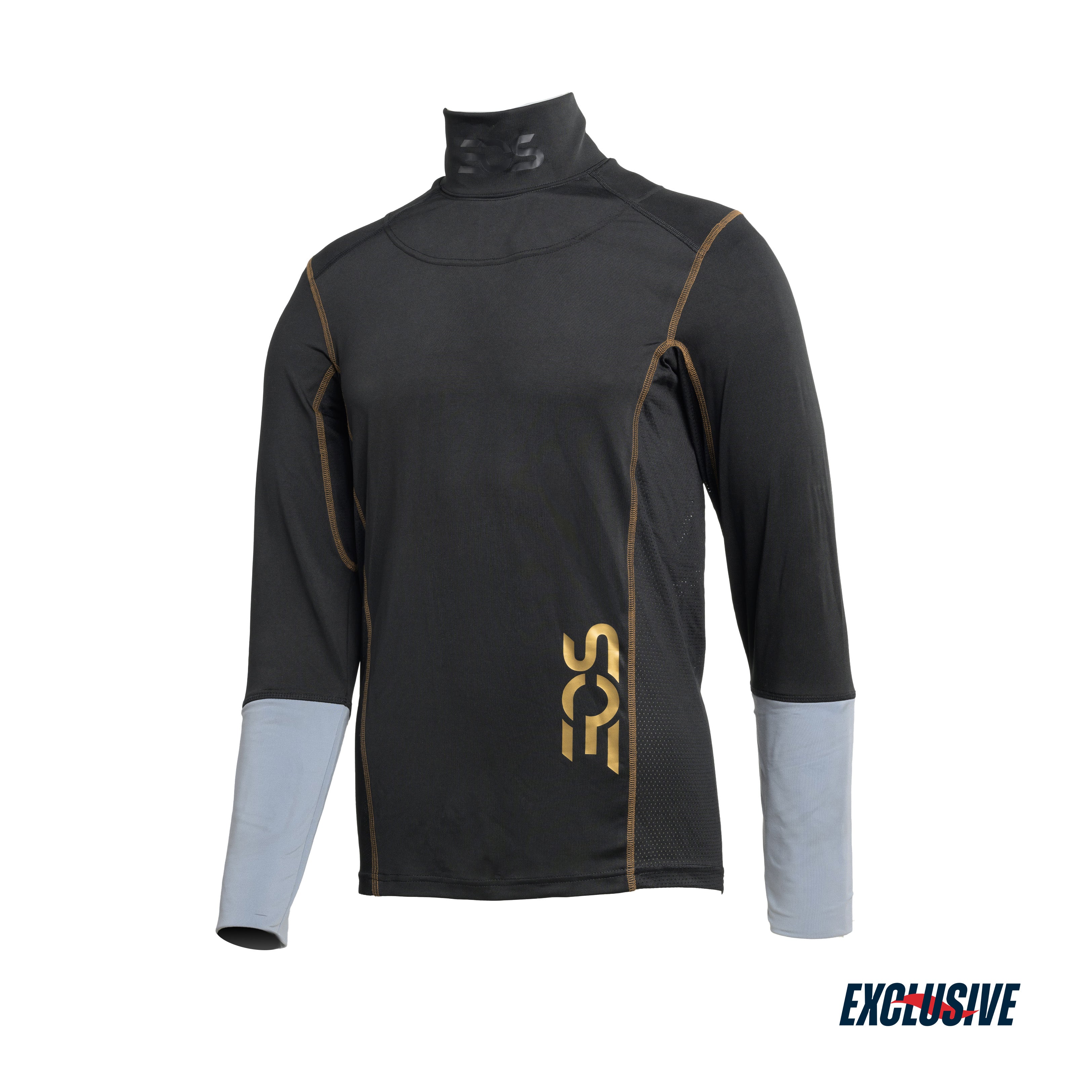 EOS 50 Fitted Baselayer Top w/ Neck Guard + Wrist Guard - Youth