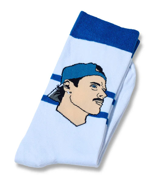 Major League Socks- MATTHEWS (White)