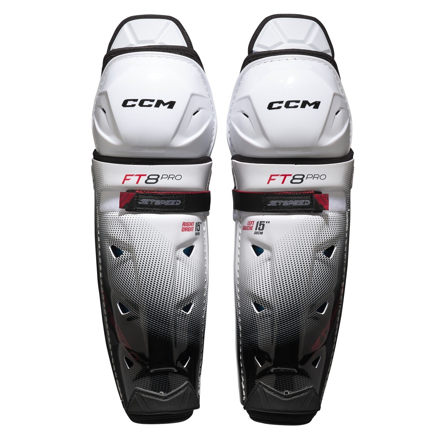 CCM Jetspeed FT8 Pro Shin Guards - Junior