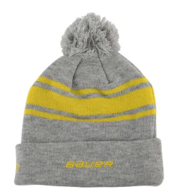 BAUER Team Stripe Pom Pom Toque