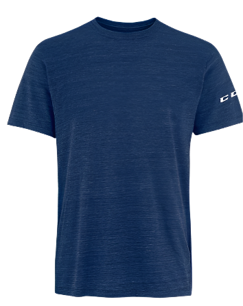 CCM Navy Team Short Sleeve Tri Blend