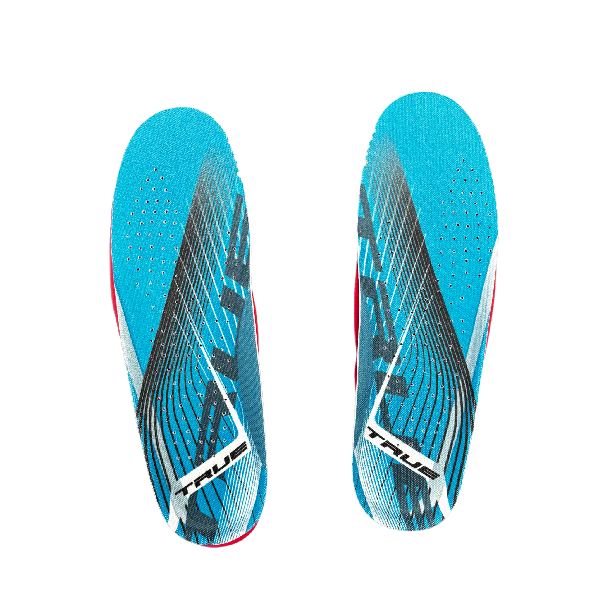 TRUE Insoles -Size 9 (Blue + Red Parts)