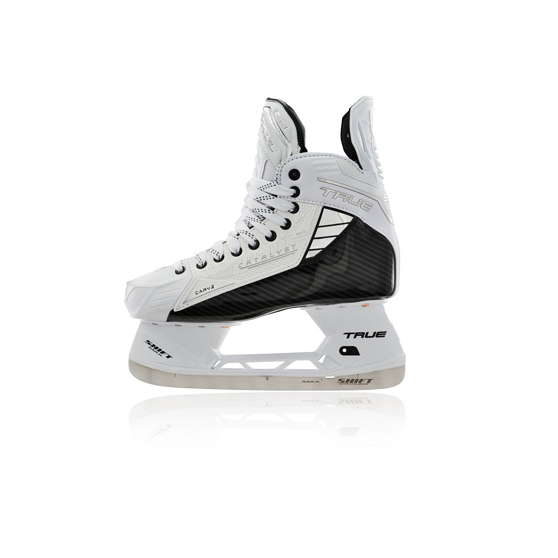 True Catalyst 5X4 WHITEOUT Hockey Skates - Senior