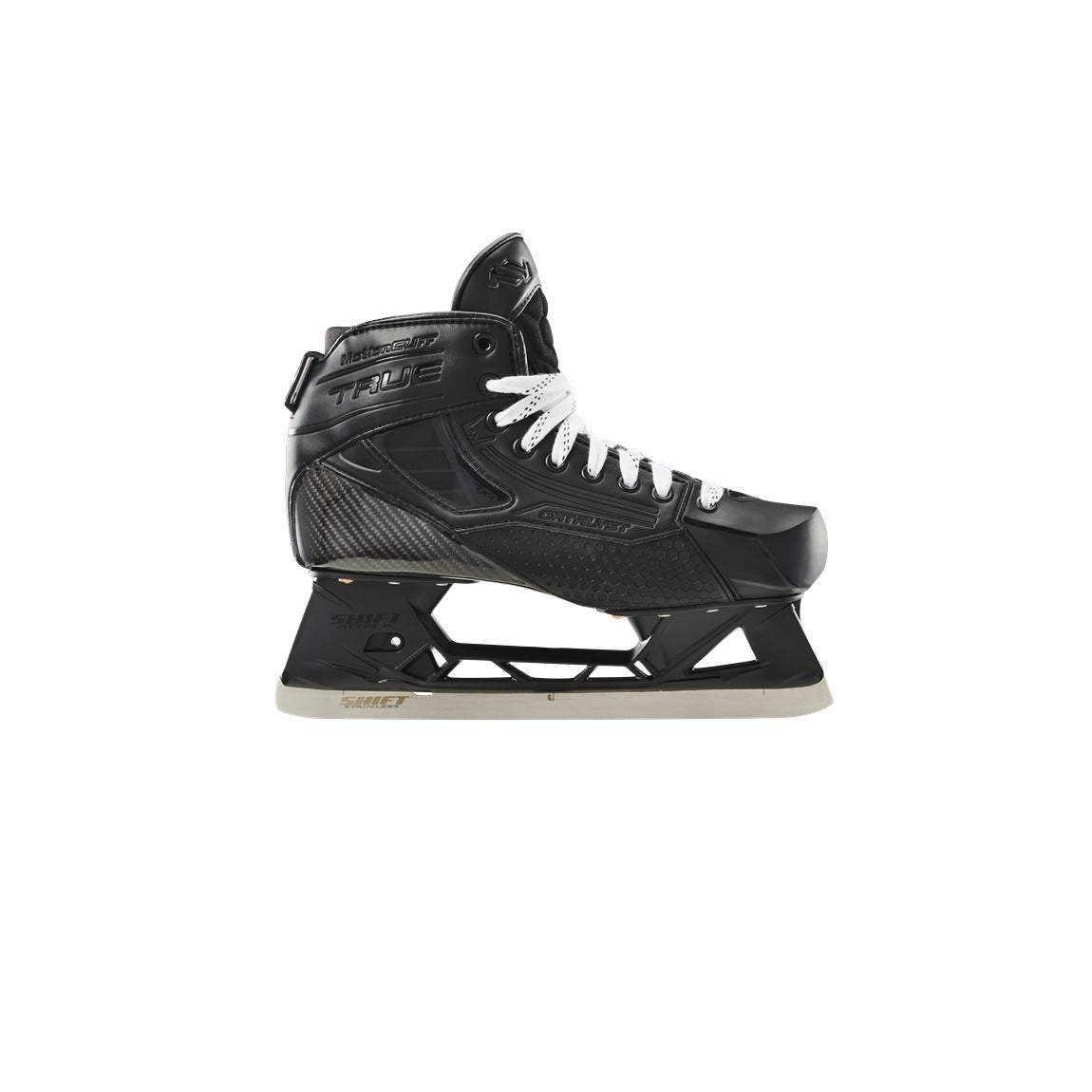 True Catalyst 7X4 BLACKOUT Goalie Skates - Intermediate